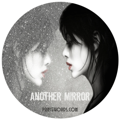 sad woman in mirror